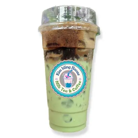 Hình ảnh Matcha cafe latte kem muối - ly 700ml