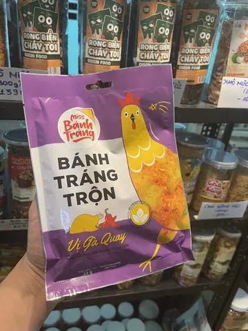 Hình ảnh Bánh Tráng Trộn Gà Quay