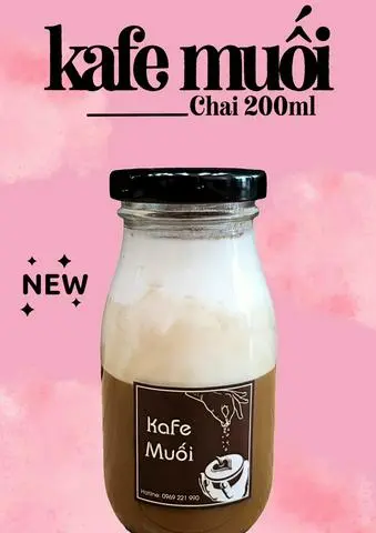 Hình ảnh Kafe muối - Chai 200ml