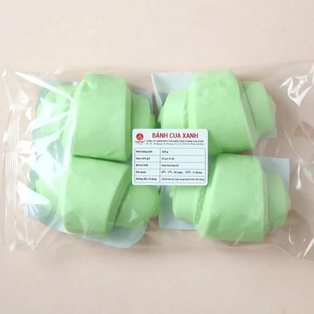Hình ảnh Bánh Cua Xanh Vani (Gói 4 cái)