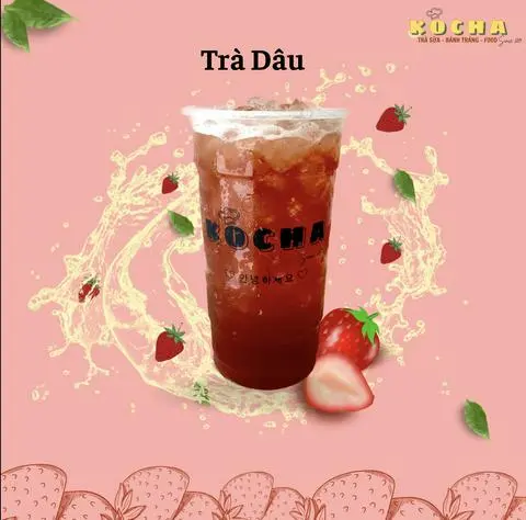 Hình ảnh Trà Dâu + TC Trắng
