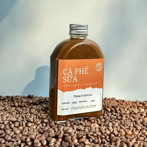 Hình ảnh Chai cà phê sữa