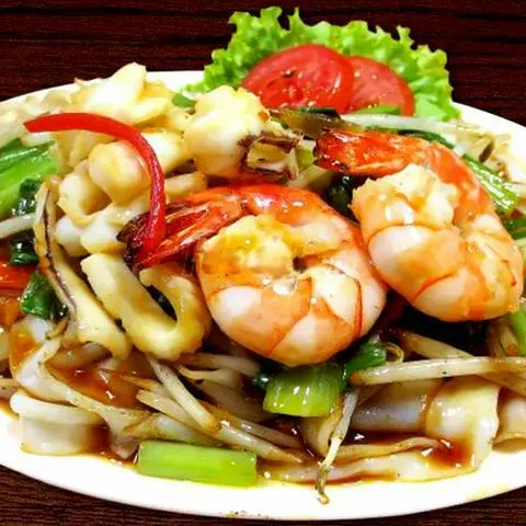 Hình ảnh Hủ tiếu xào hải sản