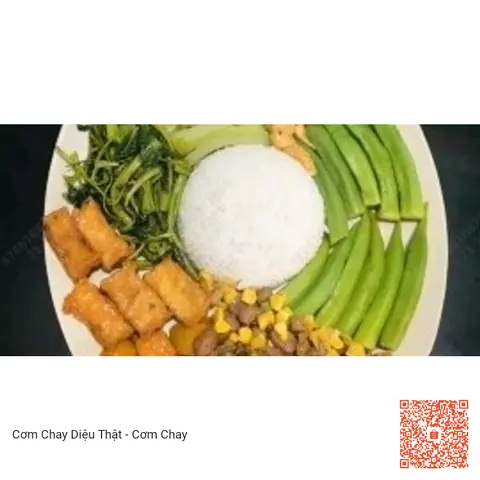 Hình ảnh cơm chay tàu hũ ky