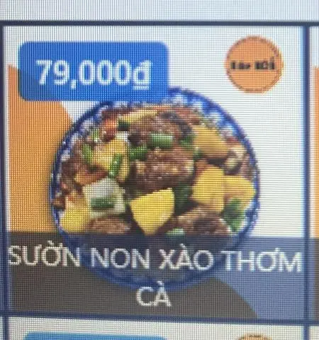 Hình ảnh Sườn non xào thơm cà