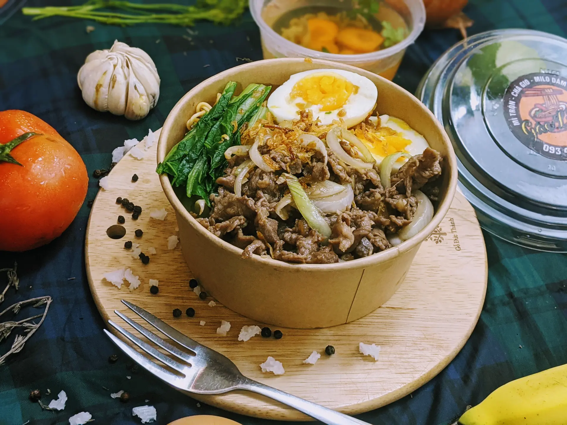 Hình ảnh MBX Mì trộn bắp bò xào 