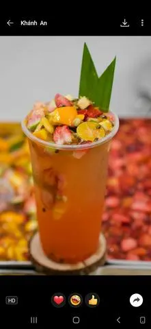 Hình ảnh Trà ổi hồng cam