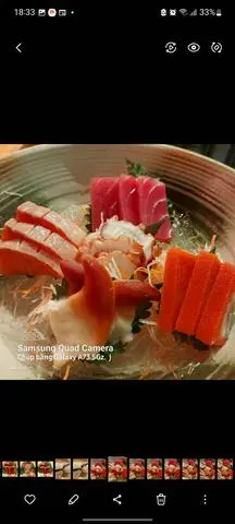 Hình ảnh Sashimi Thập Cẩm 5 Loại(Cá Ngừ,Cá Hồi,Cá Trích,Sò Đỏ,Bạch Tuộc)
