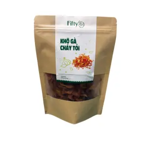 Hình ảnh Khô gà cháy tỏi 100gr