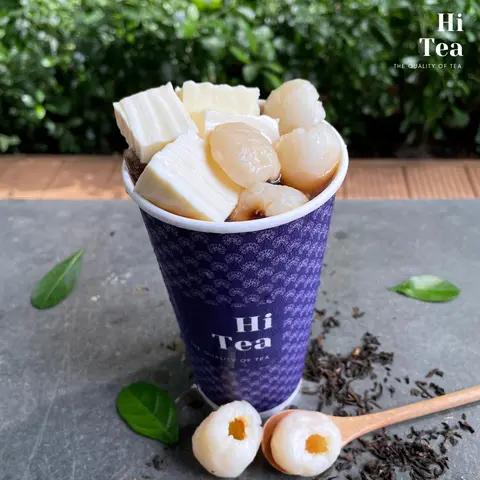 Hình ảnh Lục Trà Vải + Phô Mai Dẻo (4 viên)