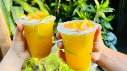 Hình ảnh Trà Mít Hạt Chia 