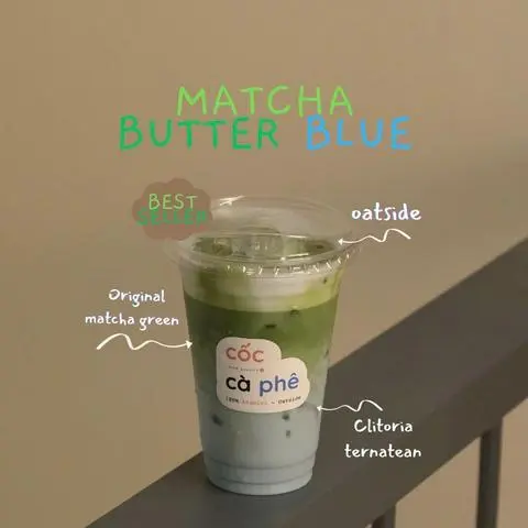 Hình ảnh Matcha hoa đậu biếc
