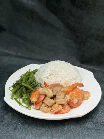 Hình ảnh Cơm tép rang ba chỉ