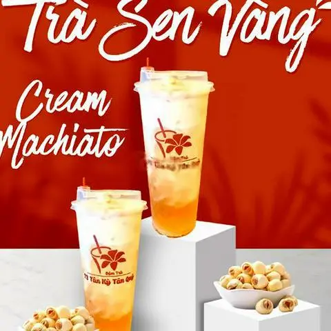 Hình ảnh Trà sen vàng cream machiato