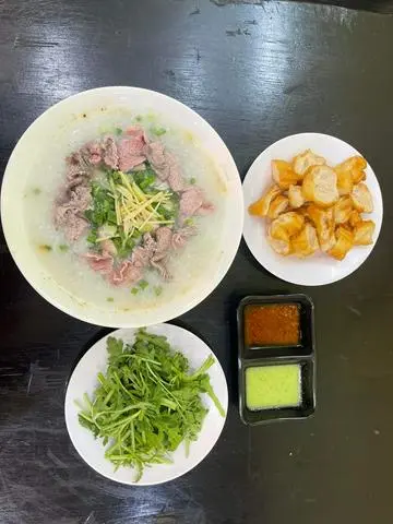 Hình ảnh Cháo bò tái