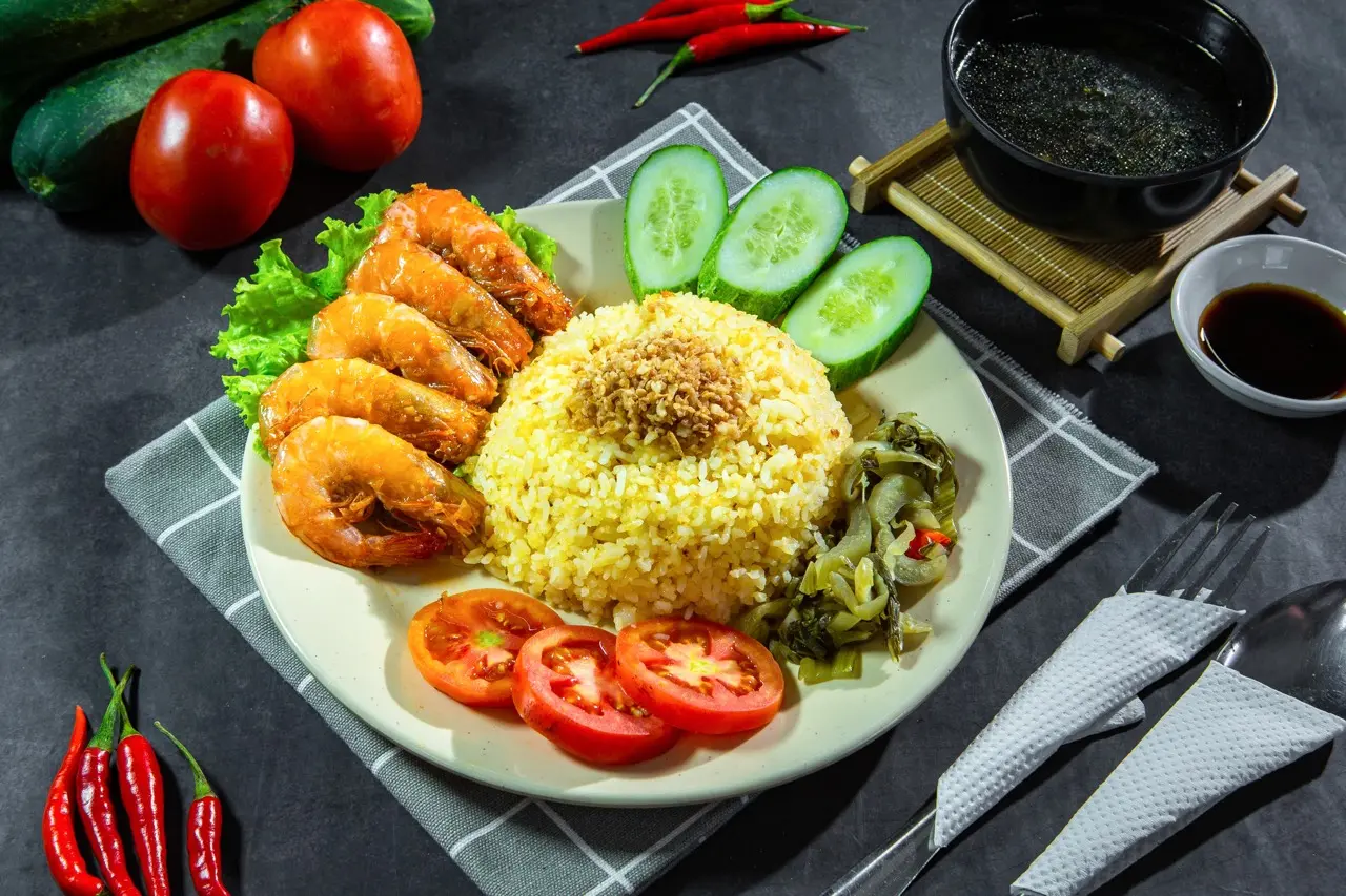 Hình ảnh Cơm Rang Thố Tôm Cháy Tỏi
