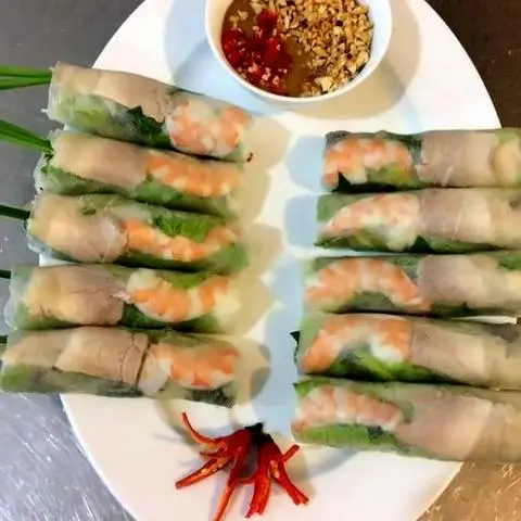 Hình ảnh Gỏi Cuốn Tôm Thịt Chấm Tương
