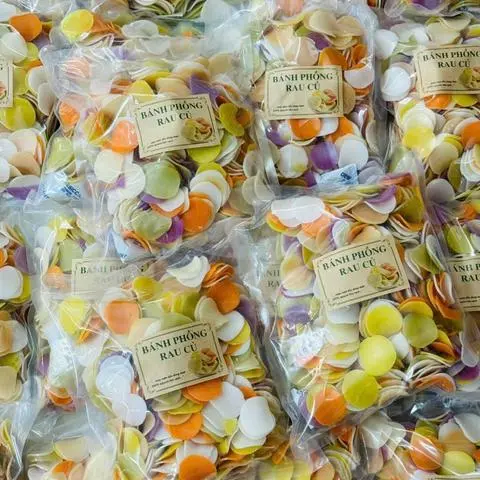 Hình ảnh Bánh phồng tôm vị rau củ (1kg)