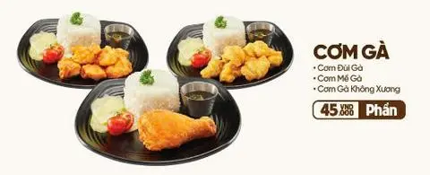 Hình ảnh Cơm gà không xương sốt ngũ vị