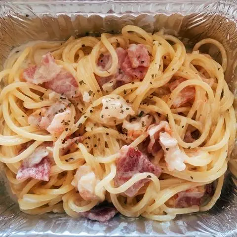 Hình ảnh Mì Ý Bacon Sốt Kem