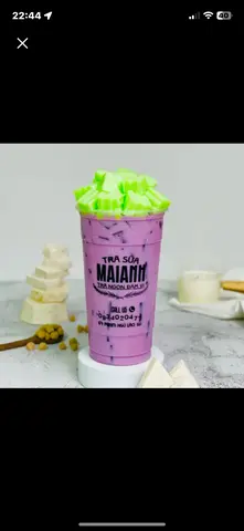 Hình ảnh Trà sữa khoai môn pudding