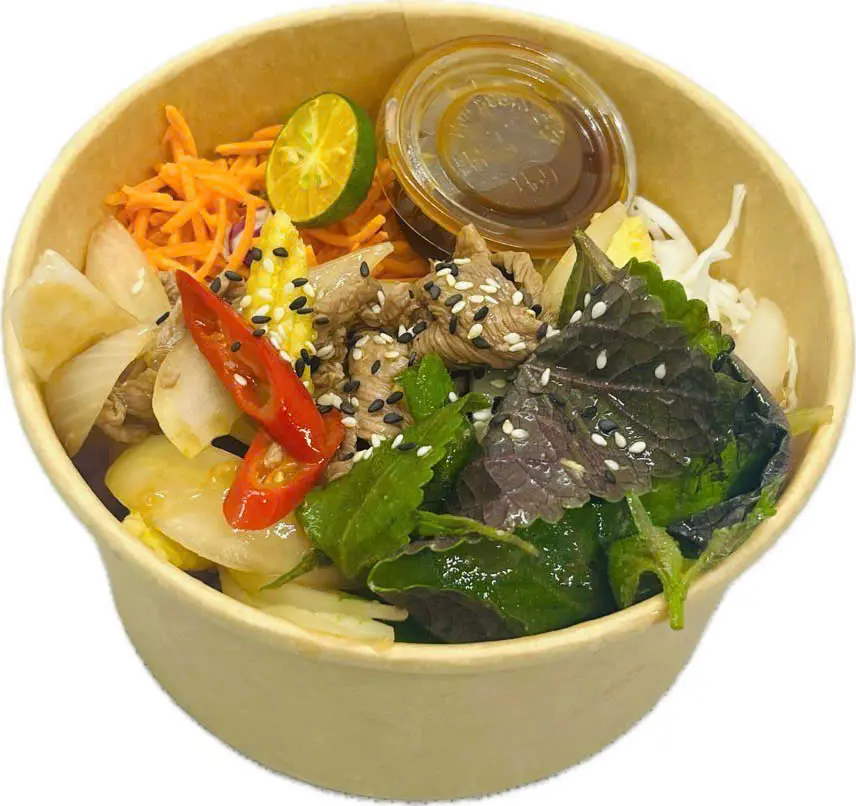 Hình ảnh ND06 - Nui/Phở Trộn Bò Tía Tô