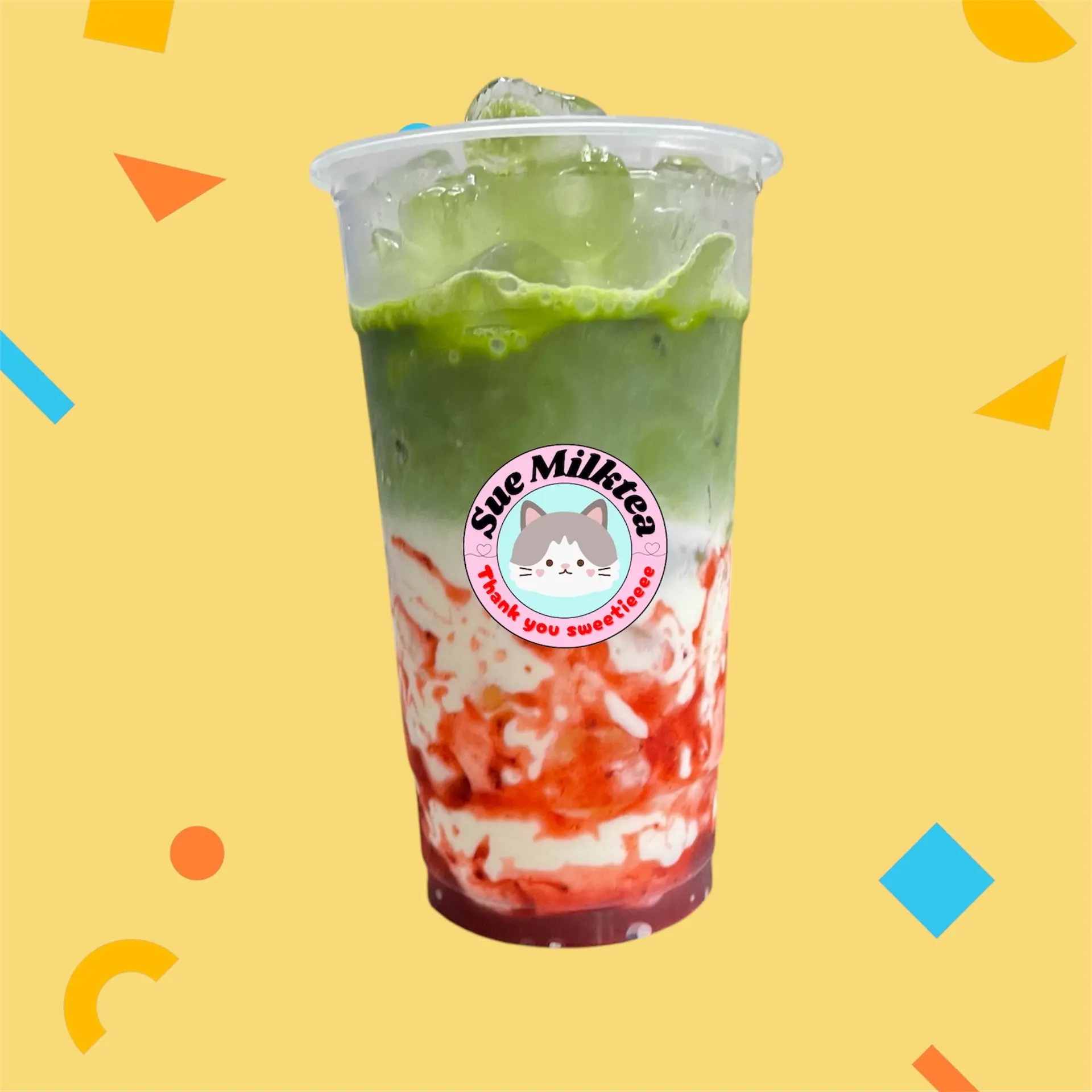 Hình ảnh MATCHA LATTE DÂU 