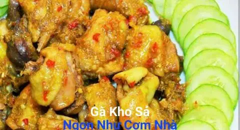 Hình ảnh Cơm Gà Kho Sả