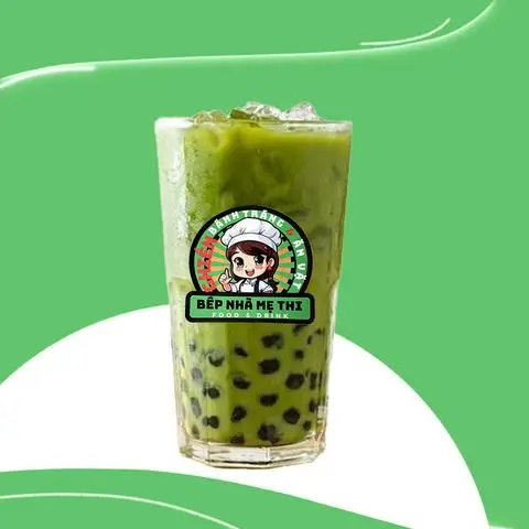 Hình ảnh Trà sữa thái xanh trân châu