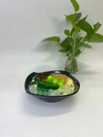 Hình ảnh CARAMEL RAU CÂU LÁ DỨA