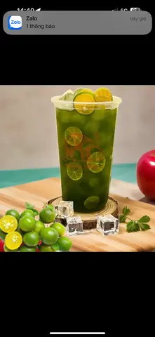 Hình ảnh trà tắc thái xanh 