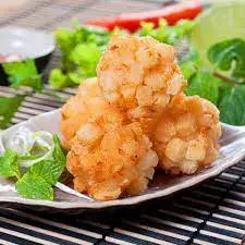 Hình ảnh 3 viên hải sản bánh mì chiên giòn