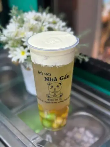 Hình ảnh Trà sen macchiato