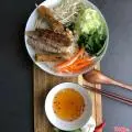 Hình ảnh Bún nem nướng + chả giò