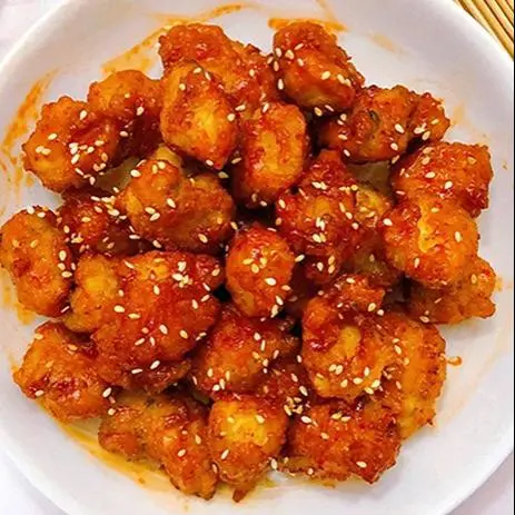 Hình ảnh 200gram Gà Rán Viên Sốt Cay Ngọt HQ