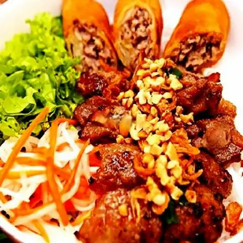 Hình ảnh Bún Thịt Nướng(Nem Nướng) Chả Giò
