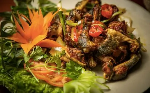 Hình ảnh Ếch chiên nước mắm