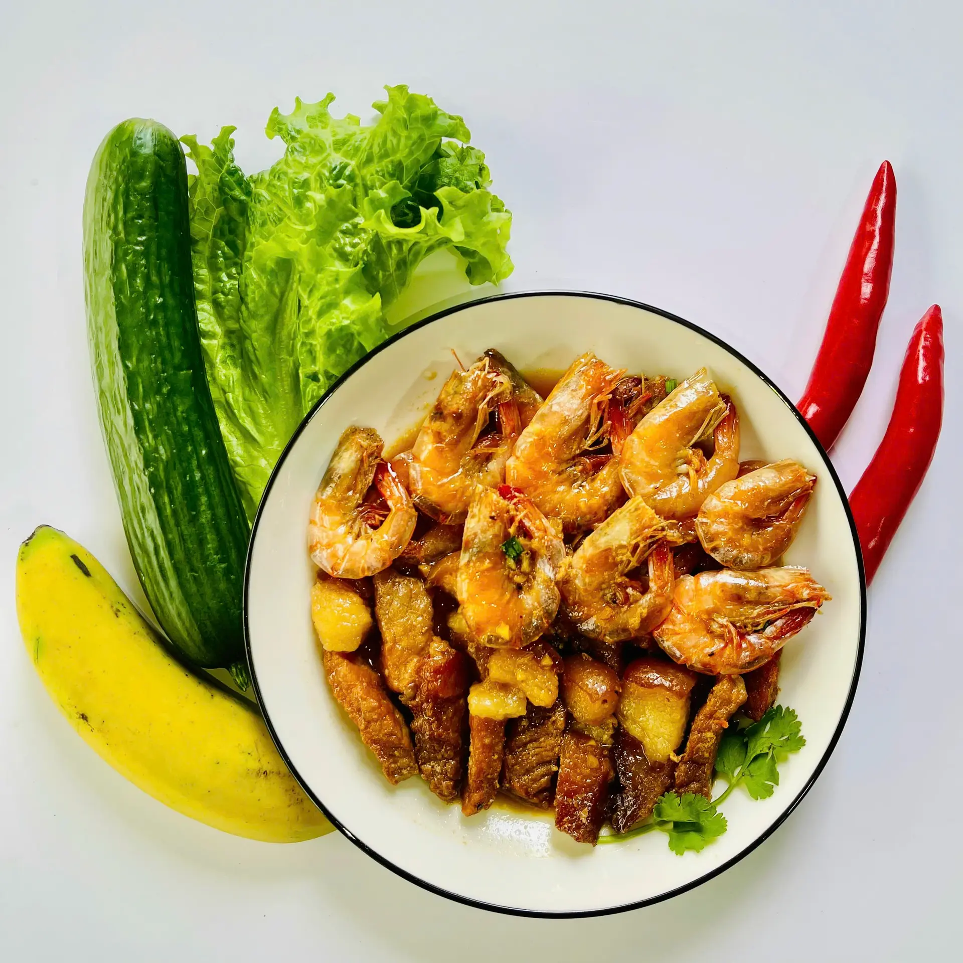 Hình ảnh Cơm Thịt kho Tép 