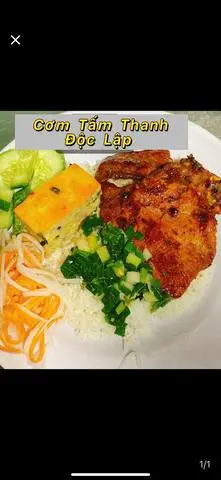 Hình ảnh Cơm tấm sườn chả(hình thật quán tôi)