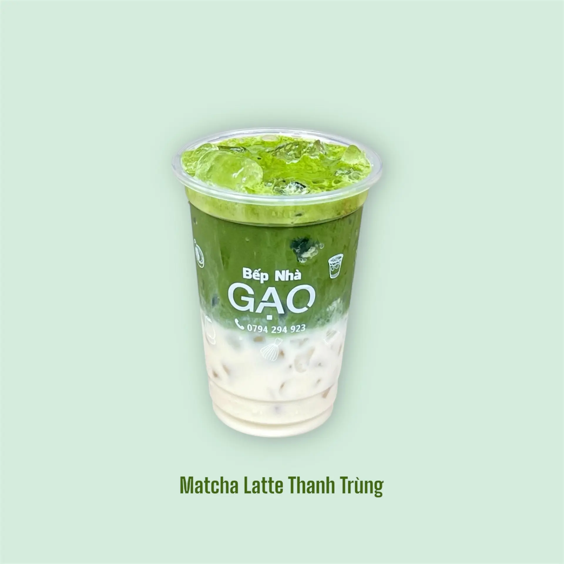 Hình ảnh Matcha Latte Sữa Thanh Trùng