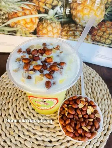 Hình ảnh Nước mía đậu phộng