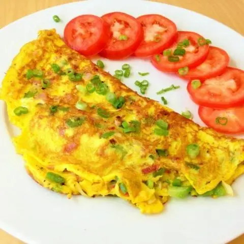 Hình ảnh trứng chiên thịt bằm