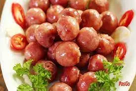 Hình ảnh Combo xúc xích hồ lô chiên nước mắm - trà tắc xí muội