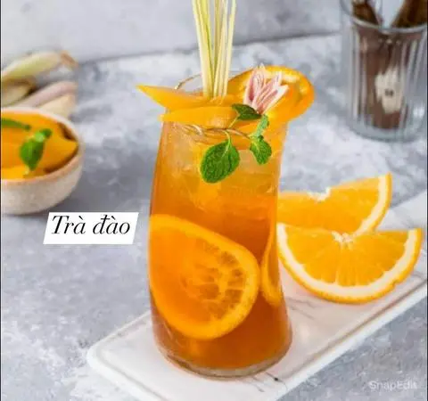 Hình ảnh Trà cam đào đặc biệt