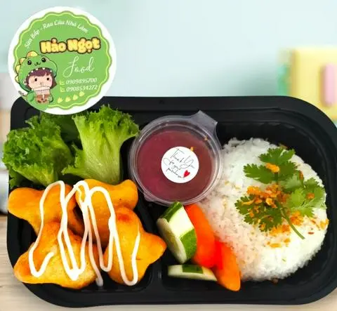 Hình ảnh CƠM GÀ NUGGET CHẤM SỐT CHUA NGỌT 