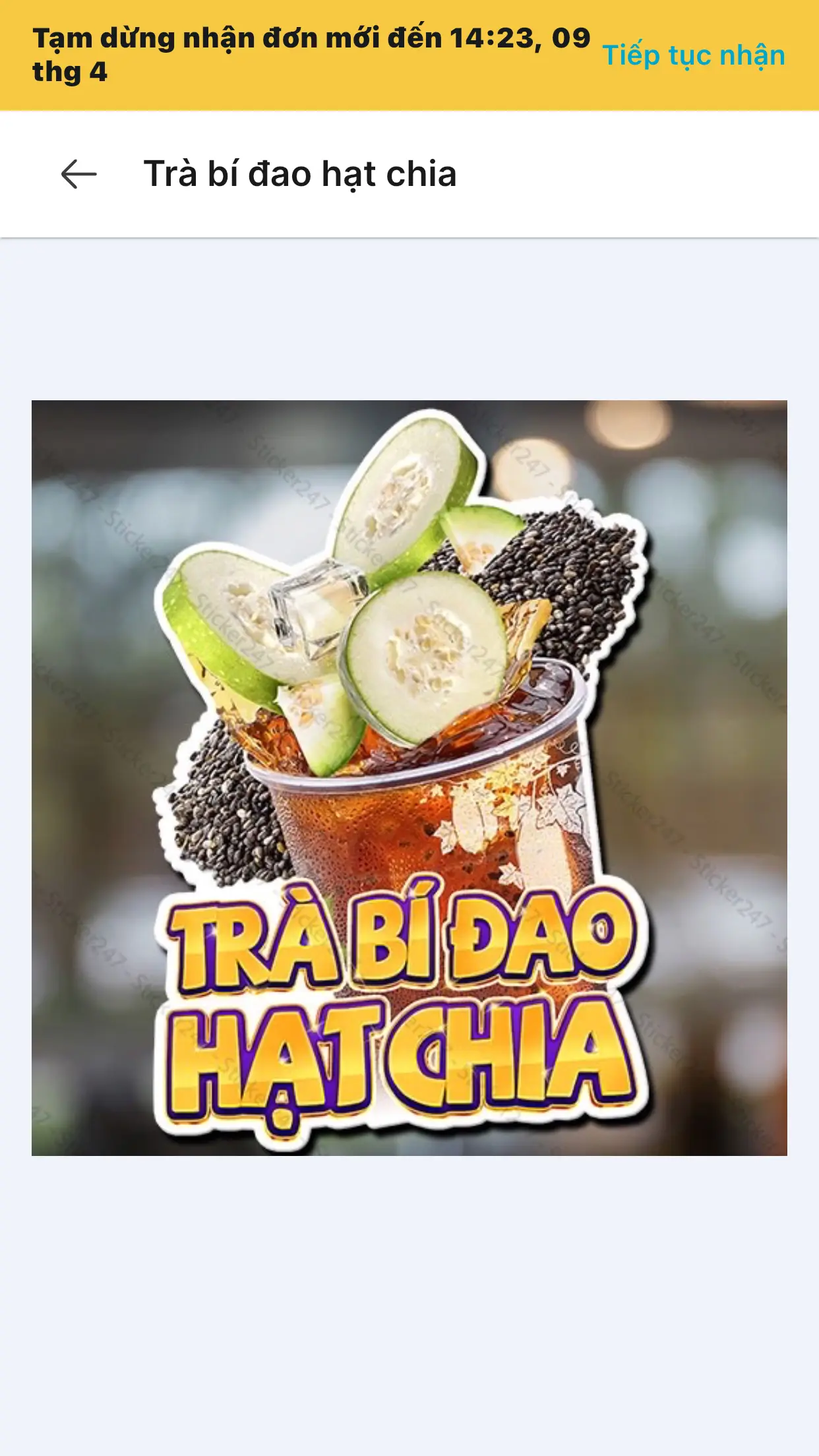 Hình ảnh Trà bí đao hạt chia