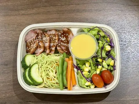 Hình ảnh mì lườn ngỗng sốt Teriyaki