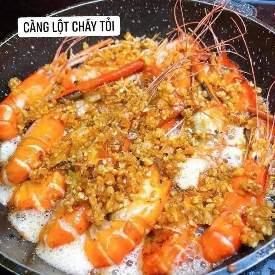 Hình ảnh TÔM CÀNG XANH CHẤY TỎI PHẦN 0.5KG