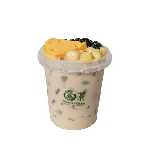 Hình ảnh Trà Sữa Xô Phô Mai Jerry Phô Mai Viên Size 1L