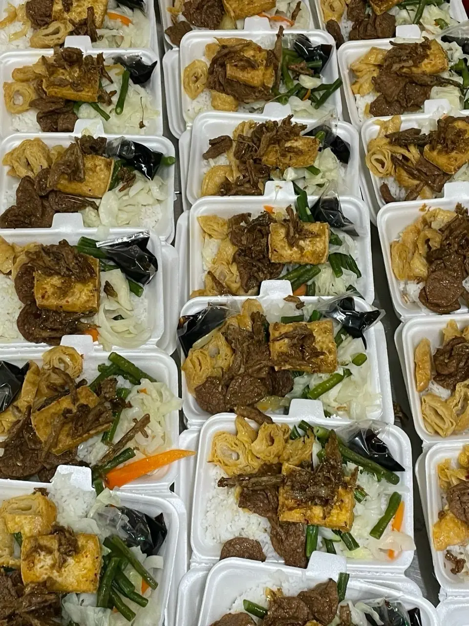 Hình ảnh Cơm thập cẩm chay